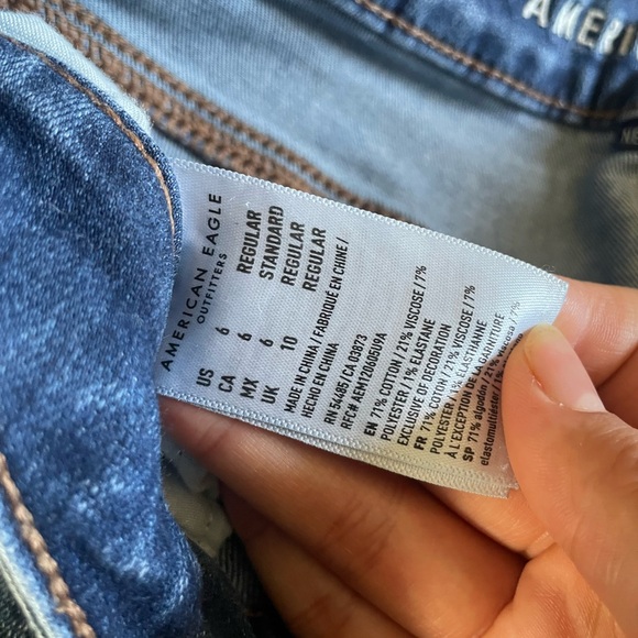 American Eagle Outfitters Light Blue Jeggings - Picture 7 of 8